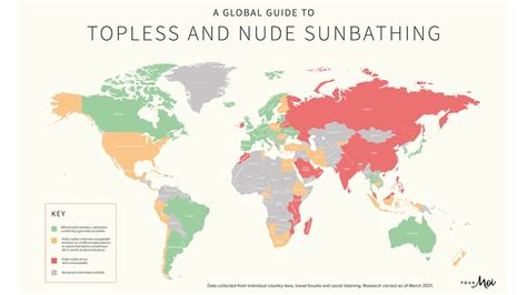 Los países del mundo donde puedes tomar sol desnudo o en。